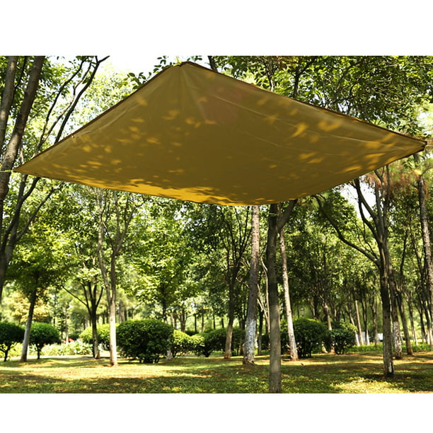 Mutil-Functional Tent Shelter for Outdoor Travel Picnic Stakes Hiking TOMSHOO Waterproof Tent Tarp Rain Fly Hammock Tarp Cover Canopy Picnic Mat Blanket
